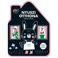 Színes házak - Nyuszi otthona babakönyv plüss oldalakkal