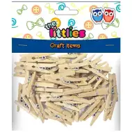 Natúr fa csipesz 25mm 45db