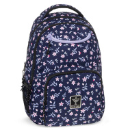 Ars Una: Navy bloom AU-6 iskolatáska, hátizsák 34x45x26cm