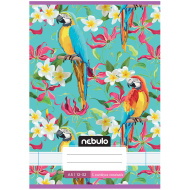 Nebulo: Tűzött 3. osztályos papagáj mintás vonalas füzet 12-32 A/5