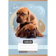 Nebulo: Két kutya mintás kockás füzet A/5 27-32