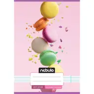 Nebulo: Macaron mintás 4.osztályos vonalas füzet 21-32
