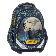 Ars Una: Ninjas in the dark anatómiai iskolatáska, hátizsák 33x43x22cm