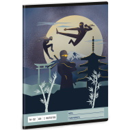 Ars Una: Ninjas in the dark 2. osztályos vonalas füzet A/5 16-32