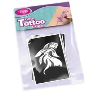 Női 2 csillámtetoválás sablon szett 10db-os