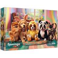 Flamingo by puzzle Öltöztethető háziállatok 400db-os puzzle - Trefl