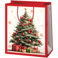 Cardex: Karácsonyfa ajándékokkal óriás méretű ajándéktáska 33x15x44cm