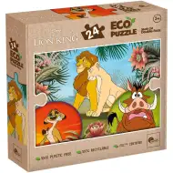 Oroszlánkirály 2 az 1-ben 24db-os Eco mini puzzle és színező 35x25cm - Lisciani