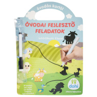 Óvodai fejlesztő feladatok óvodás kortól letörölhető filccel - D-Toys