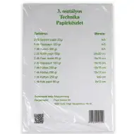 3.osztályos Technika papírkészlet 18db-os