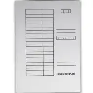 Fehér pólyás dosszié A/4 230g