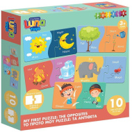 Luna: Első kirakóm – Ismerd meg az ellentéteket! 10x2 db-os párosító fejlesztő puzzle