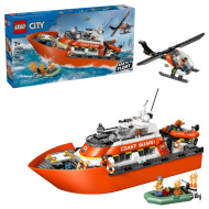 LEGO® City: Parti őrség mentőcsónak és helikopter (60504)