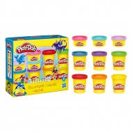 Play-Doh: 9 tégely gyurma élénk színekben 425g - Hasbro