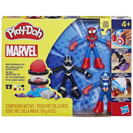 Play-Doh: Marvel Hősies kalandok gyurmaszett készlet 3db figurával - Hasbro
