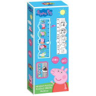 Luna: Peppa malac színezhető magasságmérő 25db-os maxi puzzle