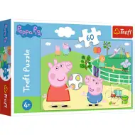 Peppa malac: Móka a barátokkal puzzle 60db-os - Trefl