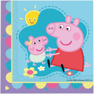 Peppa malac papírszalvéta szett - 2 rétegű, 33x33cm, 20db