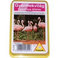 Gyermekvilág: Egzotikus állatok kártyajáték - Piatnik