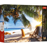 Pihenés a tengerparton 1000db-os prémium puzzle - Trefl