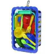 Piknik lábas főzőkészlet kosárban - D-Toys