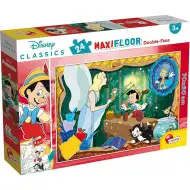 Disney Pinokkió 2 az 1-ben maxi 24db-os puzzle és színező 70x50cm - Lisciani