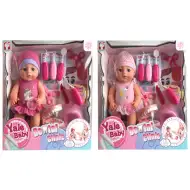 Pisilő baba fogászati kiegészítőkkel 1 változatban 40cm