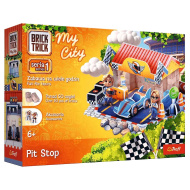 Brick Trick téglából építünk: My City Pit Stop 50 darabos építőjáték - Trefl