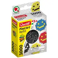 Quercetti: Pixel Art fekete színű 4mm-es pötyi utántöltő 1000db-os