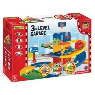 Play Tracks: 3 szintes garázs 2db kisautóval - Wader