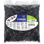 PlayBox: 9mm-es XL MAXI vasalható gyöngy 1000db-os csomag fekete színben