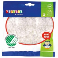 PlayBox: 5mm-es MIDI vasalható gyöngy fehér színben 6000db-os csomag