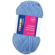 PlayBox: Akril fonal 50g-os 50m-es halvány kék színben