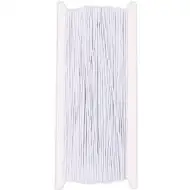 PlayBox: Elasztikus fehér zsinór 50 méteres tekercs 1mm-es vastagsággal