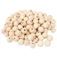 PlayBox: Natúr fa gyöngy golyók 20mm-es méret 100db-os csomag