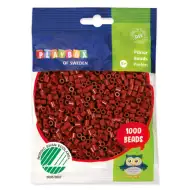 PlayBox: 5mm-es MIDI vasalható gyöngy 1000db-os barnás piros színben
