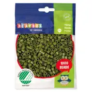 PlayBox: 5mm-es MIDI vasalható gyöngy 1000db-os olívazöld színben