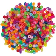 PlayBox: Vegyes formájú színes gyöngyök 5300db-os csomag