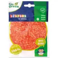 PlayBox: Go Green 5mm-es MIDI vasalható gyöngy 1000db-os narancssárga színben