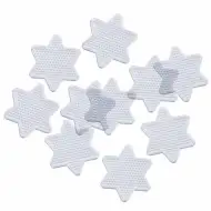 PlayBox: Csillag alakú alaplap csomag 5mm-es MIDI vasalható gyöngyökhöz 10cm 10db-os szett