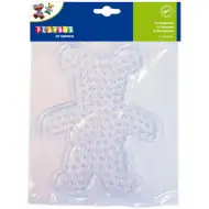 Playbox: XL vasalható gyöngy alaplap – 1 darab (mackó, autó vagy szív forma)