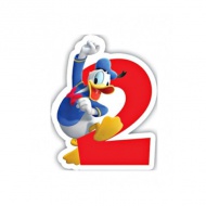 Disney Mickey Egér és barátai számgyertya 2-es