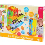 Playgo: 5 az 1-ben bébi készségfejlesztő toronyjáték