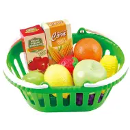 Playgo: Gyümölcskészlet kosárban 13db-os