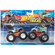 Hot Wheels Monster Trucks: Poo Poo Platter vs Fruit Smasher kisautó 2db-os csomag 1/64 - Mattel