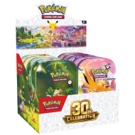 Pokémon TCG: 30th Celebration Mini Tin 2db booster csomaggal többféle változatban 1db