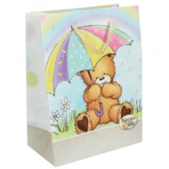 Popcorn Bear közepes díszzacskó