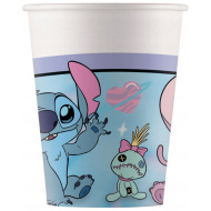 Disney Stitch és Angel papírpohár 8db-os szett 200ml
