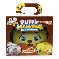 Pufók mályvacukor állatka: Cookies - sárga