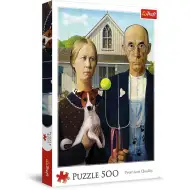 American Gothic Kutya kiadás 500db-os puzzle - Trefl